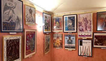 Stop 12. Announcing Posters of the Fiestas de la Virgen image