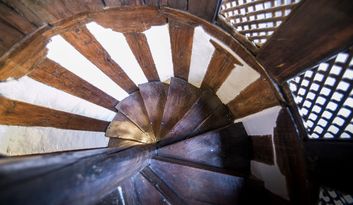 The spiral staircase image